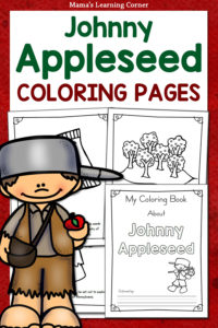Johnny Appleseed Coloring Packet Revised
