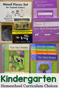 Kindergarten Homeschool Curriculum Choices 2022-2023