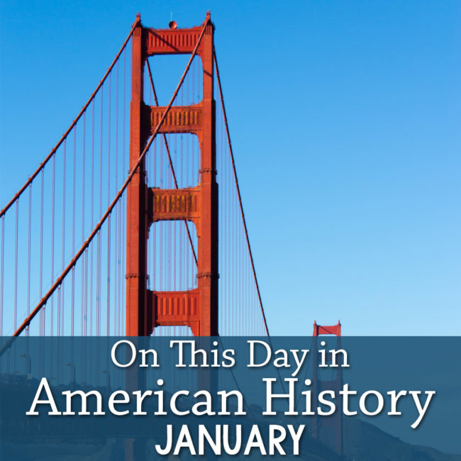 On This Day in American History January Calendar - Mamas Learning Corner On This Day in American History January Calendar