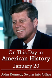 On This Day in American History January 20 JFK Sworn into Office