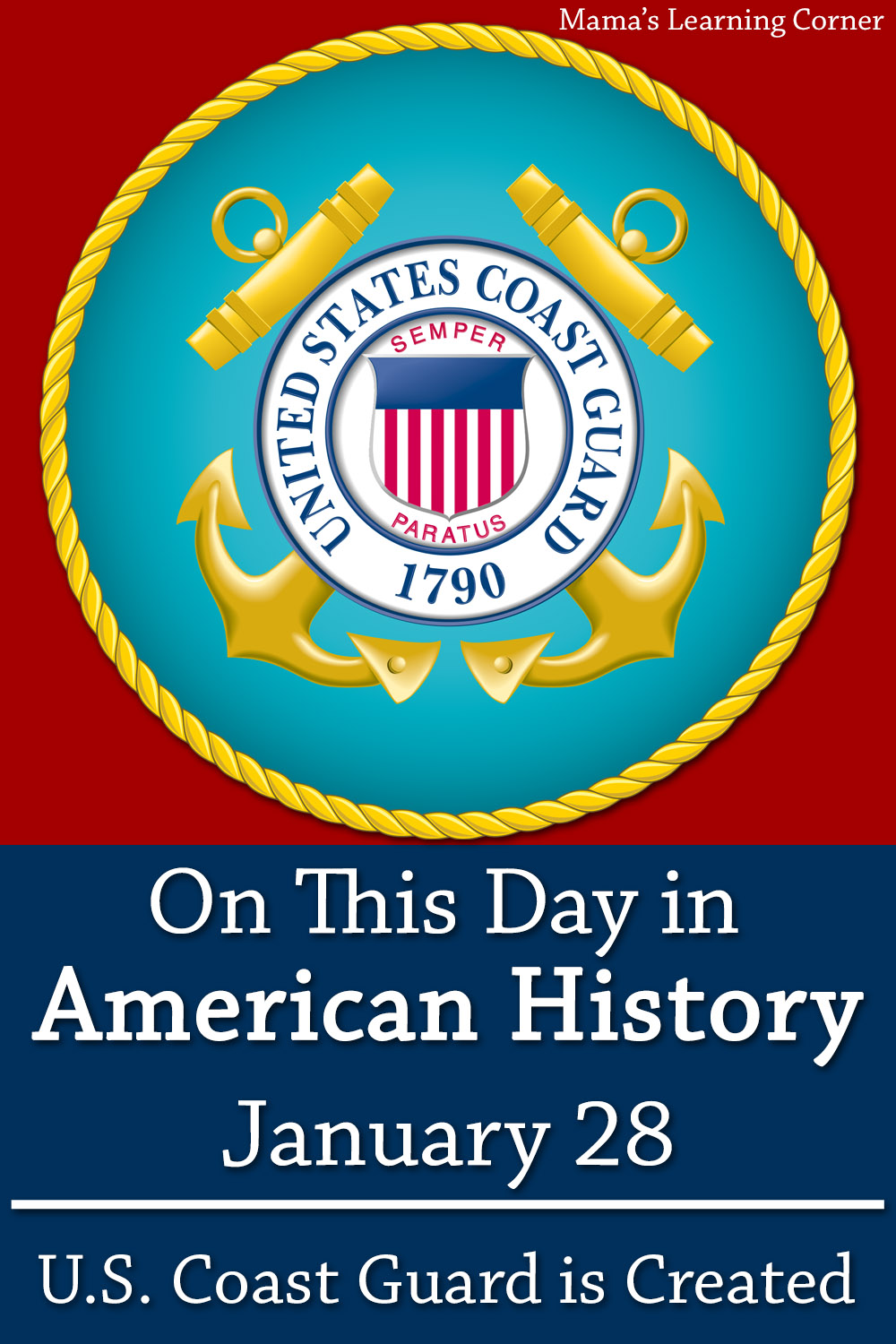 On This Day in American History January 28 US Coast Guard is Created