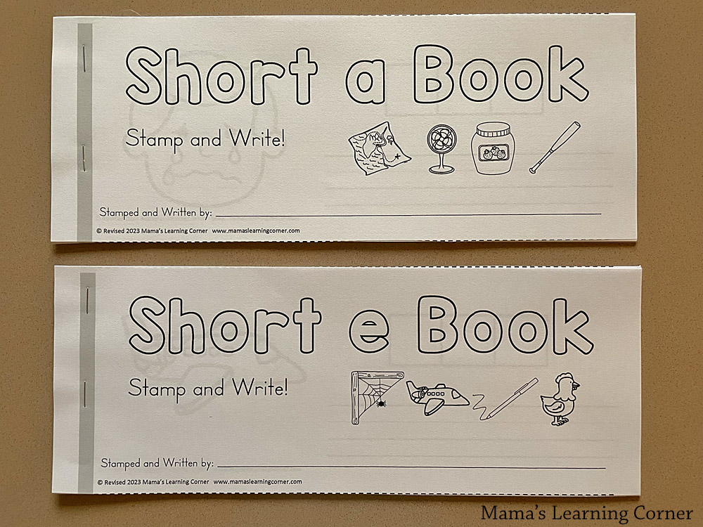Stamp and Write Short Vowel CVC Booklet