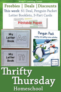 Thrifty Thursday Homeschool January 5 2023