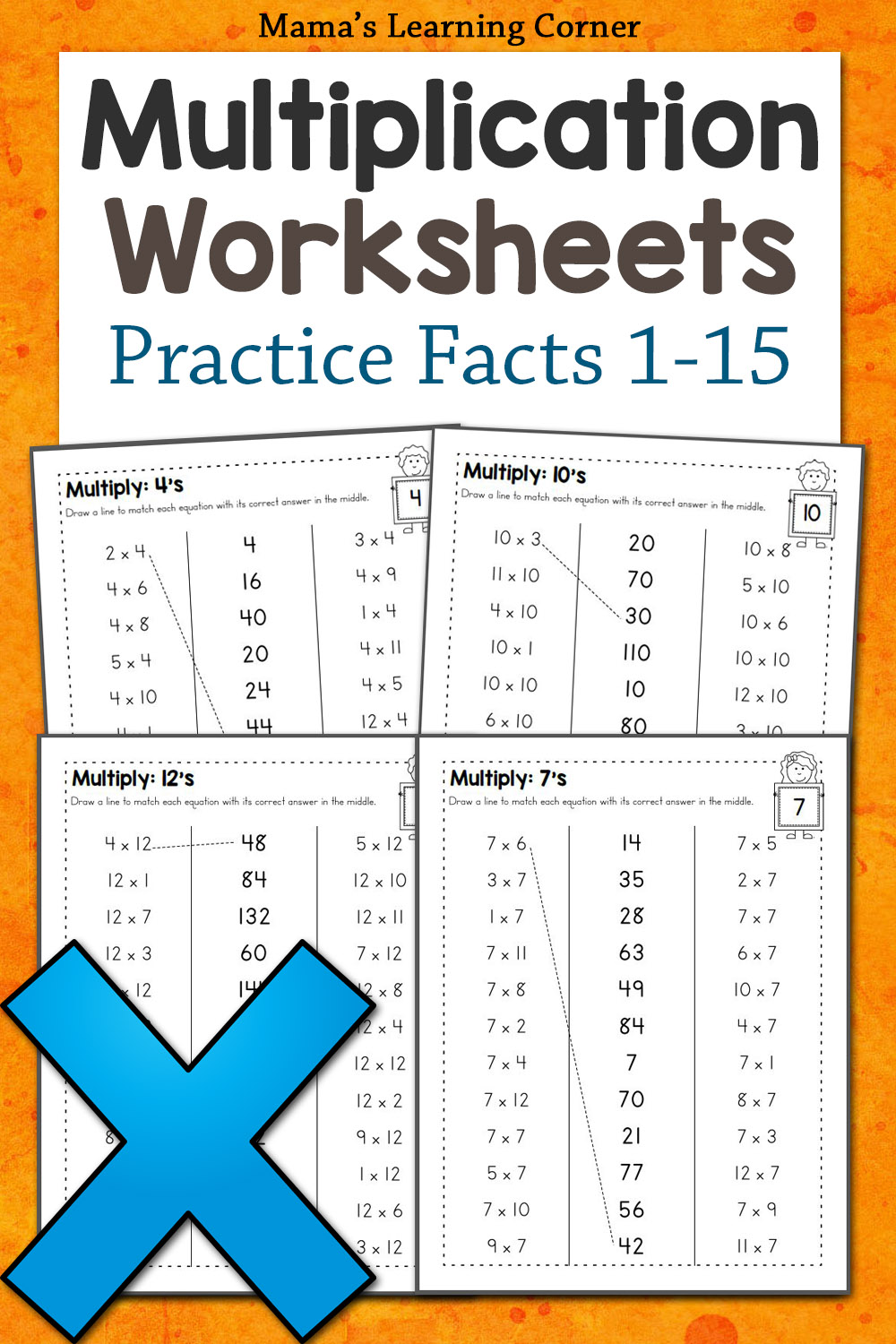 Multiplication 1 shop to 12