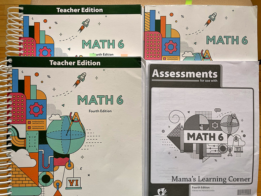 BJU Grade 6 Homeschool Math
