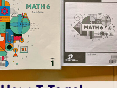 How I Teach BJU Math Grade 6 Homeschool