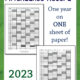 Homeschool Attendance Record 2023-2024