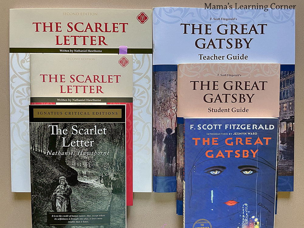 11th Grade Homeschool Curriculum Memoria Press The Scarlet Letter Great Gatsby - Mamas Learning Corner 11th Grade Homeschool Curriculum Memoria Press The Scarlet Letter Great Gatsby