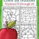 Apple Color By Number Worksheets