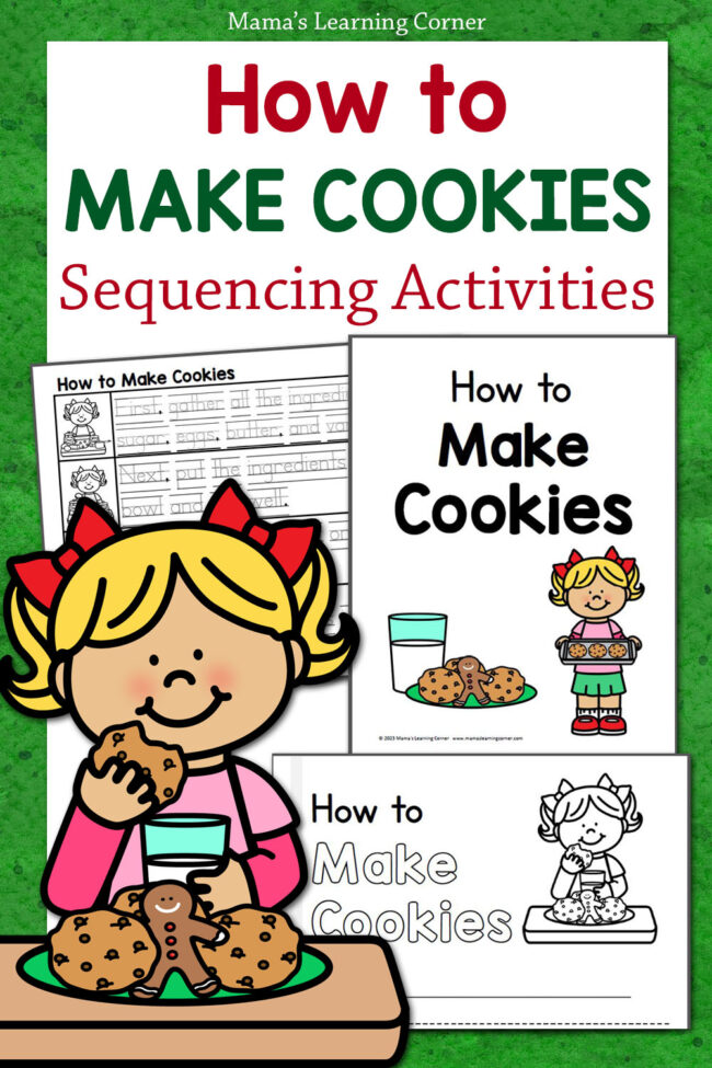 How to Make Cookies Sequencing Worksheets - Mamas Learning Corner How to Make Cookies Sequencing Worksheets