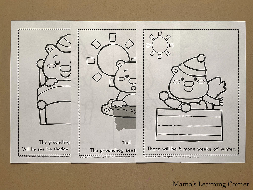 Groundhog Day Activities and Worksheets 2 - Mamas Learning Corner Groundhog Day Worksheets for Preschool and Kindergarten