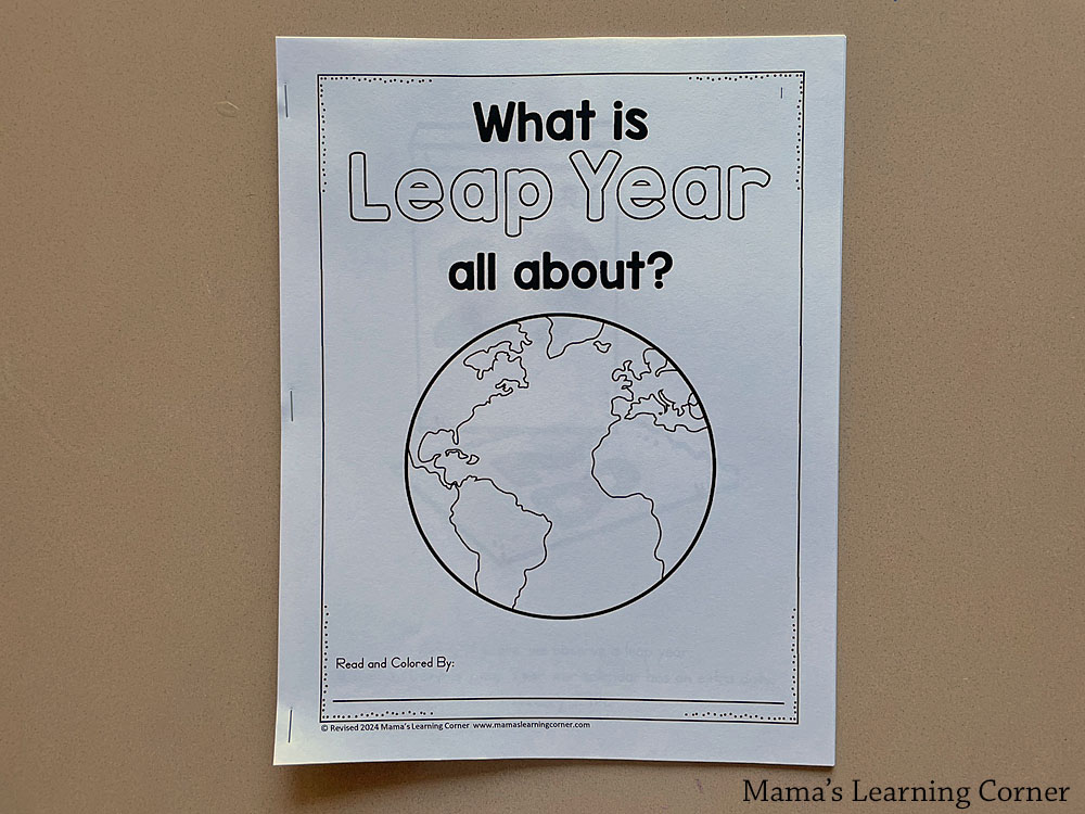 Leap Year Coloring Pages 2024 - Mamas Learning Corner Leap Year Coloring Pages 2024