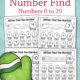 Mitten Find the Number Worksheets 0 to 20 - Mamas Learning Corner Mitten Find the Number Worksheets 0 to 20
