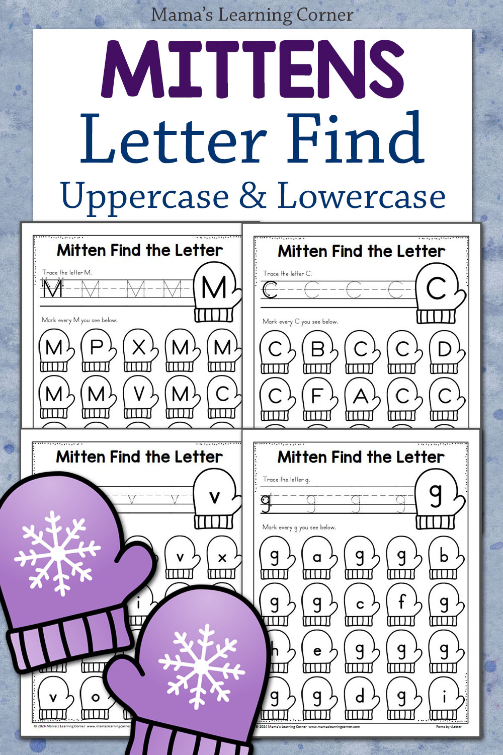 Alphabet Letter Posters - Uppercase - Fun with Mama Shop