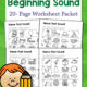 Beginning Sounds Match the Picture Worksheets