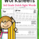 3rd Grade Dolch Sight Word Sentences Handwriting Practice