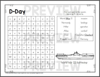 June Word Search Puzzle Packet