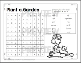 May Word Search Puzzle Packet