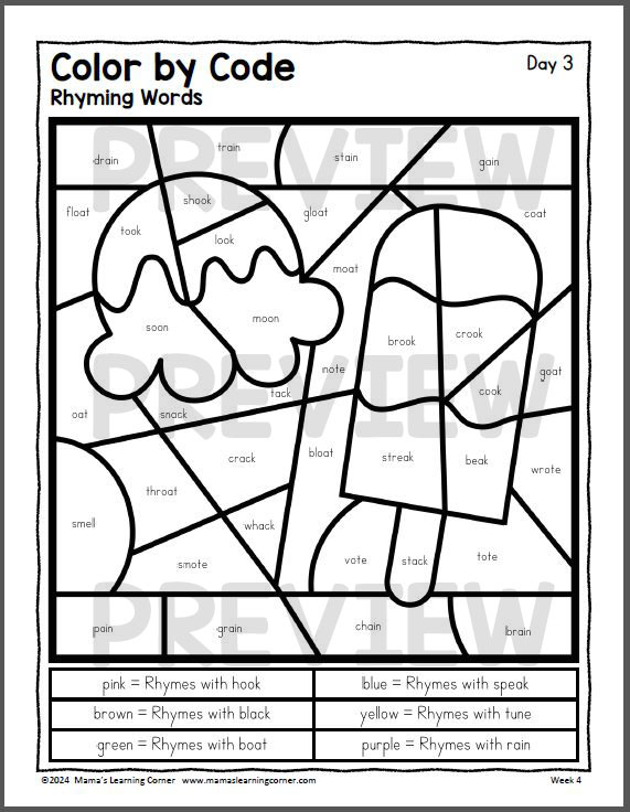 1st Grade Weekly Worksheet Packet - Mamas Learning Corner 1st Grade Weekly Worksheet Packet