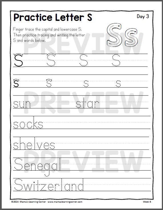 1st Grade Weekly Worksheet Packet - Mamas Learning Corner 1st Grade Weekly Worksheet Packet