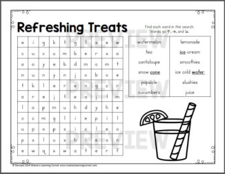 August Word Search Puzzles Worksheets