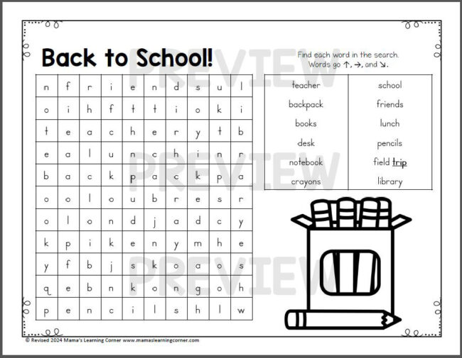 August Word Search Puzzles Worksheets - Mamas Learning Corner August Word Search Puzzles Worksheets