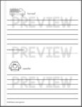 Fall Writing Booklet with Picture Dictionary - Mamas Learning Corner Fall Writing Booklet with Picture Dictionary