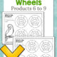 Multiplication Wheels Worksheets for Fact Fluency Products 6 to 9