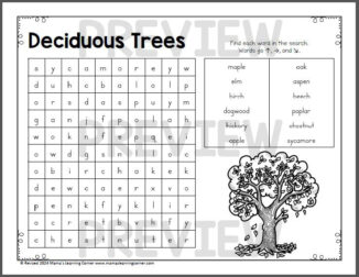 October Word Search Puzzle Packet