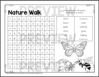October Word Search Puzzle Packet