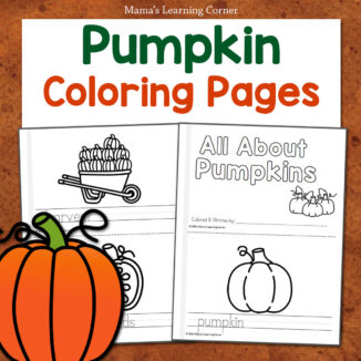 Pumpkin Coloring Pages Booklet - Mamas Learning Corner Pumpkin Coloring Pages Booklet
