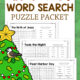 December Word Search Puzzle Packet Revised - Mamas Learning Corner December Word Search Puzzle Packet Revised