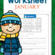 January Calendar Worksheet