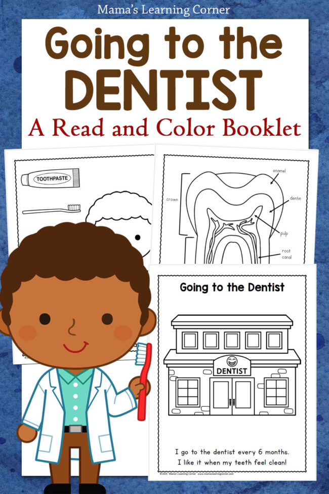 Going to the Dentist Booklet Printable - Mamas Learning Corner Going to the Dentist Booklet Printable