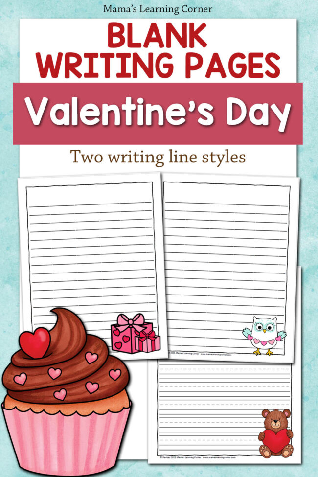 Valentine's Day Writing Pages