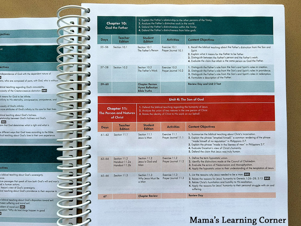 BJU Press Homeschool Bible Doctrines Homeschool Curriculum Lesson Planning Guide
