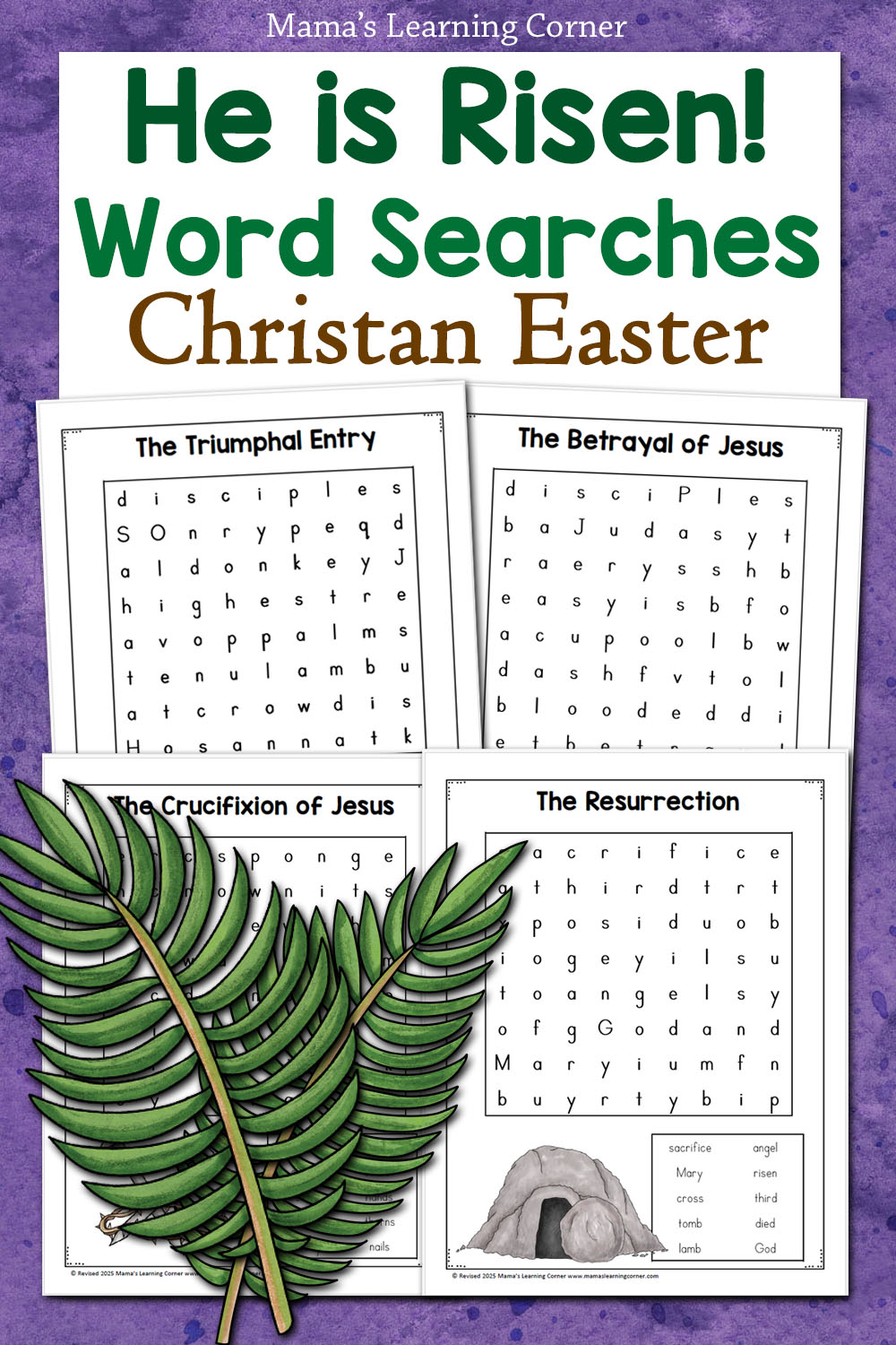 easy-christian-easter-word-search-printable-packet-mamas-learning-corner for Free Printable Word Searches For 2nd Graders Easy Christian Easter Word Search Printable Packet - Mamas Learning Corner for Free Printable Word Searches For 2nd Graders