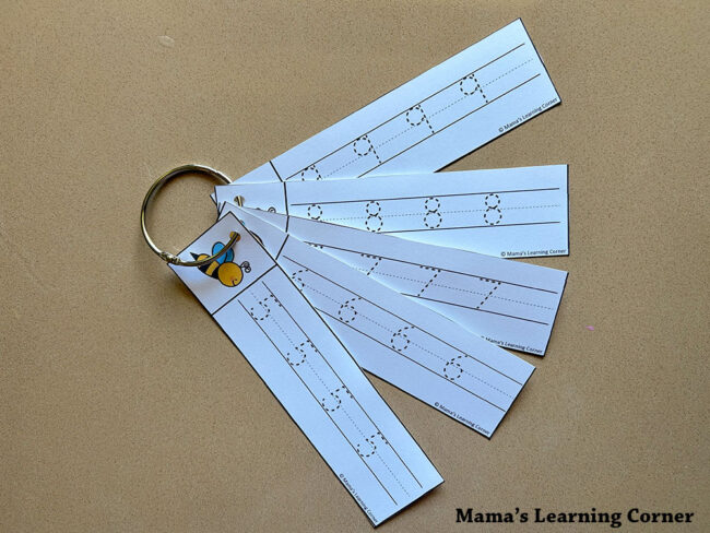 Bee Number Tracing Strips Printable - Mamas Learning Corner Bee Number Tracing Strips Printable