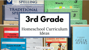 3rd Grade Homeschool Curriculum Hub Landscape Image