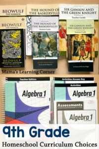 9th Grade Homeschool Curriculum Choices 2025-2026 - Mamas Learning Corner 9th Grade Homeschool Curriculum Choices 2025-2026