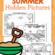 Summer Hidden Picture Printables for Kids