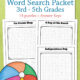 summer word searches for 3rd through 5th grade