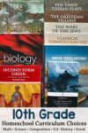 10th Grade Homeschool Curriuclum Choices 2026-2027