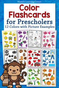 Color Flashcards for Preschoolers